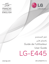 LG LGE445.AAREWH Manuel utilisateur