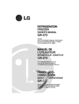 LG GR-272SQ Le manuel du propriétaire