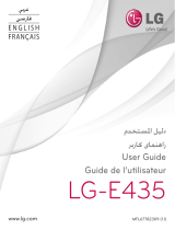 LG LGE435.AINDWH Manuel utilisateur
