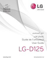 LG LGD125.AAREWP Le manuel du propriétaire