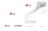 LG LGP698.AIDNBK Manuel utilisateur