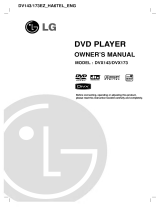 LG DVX173 Manuel utilisateur