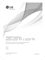 LG LG 32LS3400 Le manuel du propriétaire