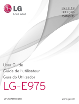 LG E975 Manuel utilisateur