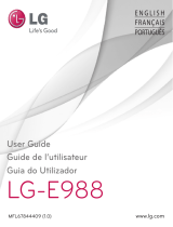 LG E988 Manuel utilisateur