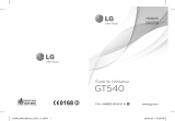 LG GT540.AORPTS Manuel utilisateur