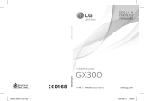 LG GX300.AIRNRD Manuel utilisateur