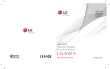 LG LGE615.ACISBK Manuel utilisateur