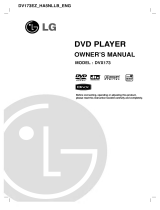 LG DVX173 Le manuel du propriétaire