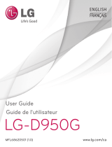 LG LGD950G Le manuel du propriétaire
