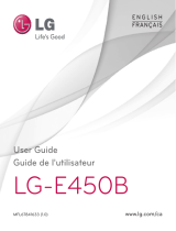 LG LGE450B.ABLMBK Le manuel du propriétaire