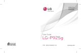 LG LGP925G Le manuel du propriétaire