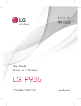 LG LGP935.ATLDBS Le manuel du propriétaire