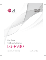 LG P930 Le manuel du propriétaire