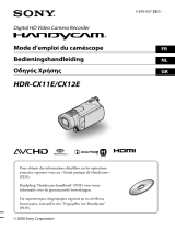 Sony HDR-CX11E Le manuel du propriétaire