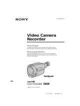 Sony CCD-TR3100E Le manuel du propriétaire