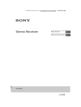 Sony STR DE 685 Le manuel du propriétaire