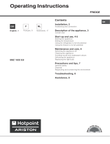 Hotpoint-Ariston BSZ 1632 EU Le manuel du propriétaire