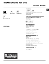 Hotpoint ARXF 145 (EU) Le manuel du propriétaire