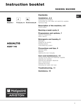 Hotpoint-Ariston AQXF 145 Le manuel du propriétaire