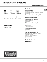 Hotpoint-Ariston AQXGF 149 (EU) (O) Le manuel du propriétaire
