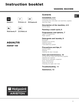Hotpoint-Ariston AQXGF 169 (EU) (O) Le manuel du propriétaire