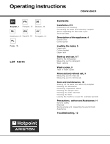 Hotpoint ldf 12314 b Le manuel du propriétaire