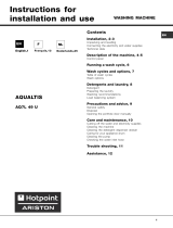 Hotpoint-Ariston AQ7L 49U Le manuel du propriétaire