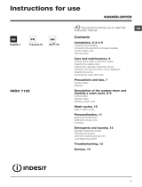 Indesit IWDC 7125 B (EX)60HZ Mode d'emploi