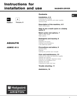 Hotpoint-Ariston aqm9d 49 u eu a Le manuel du propriétaire
