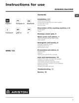 Ariston WMG 721S EX Mode d'emploi