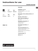 Ariston WMG 721S EX Mode d'emploi