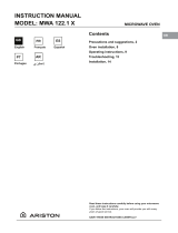 Ariston MWA 122.1 X Mode d'emploi