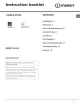 Hotpoint EDPE 745 A2 ECO EU Mode d'emploi