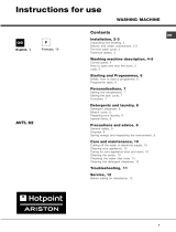 Hotpoint-Ariston AVTL 62/HA (EU) Le manuel du propriétaire