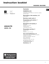 Hotpoint-Ariston AQXXL 129 Le manuel du propriétaire