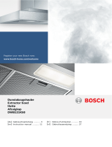 Bosch DWB121K50/01 Le manuel du propriétaire