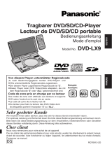 Panasonic DVDLX9 Le manuel du propriétaire