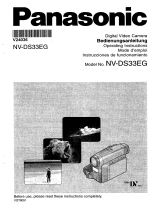 Panasonic NV DS33 EG Le manuel du propriétaire