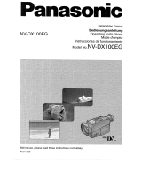 Panasonic NVDX100EG Le manuel du propriétaire