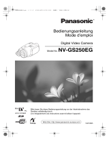 Panasonic NVGS250EG Le manuel du propriétaire