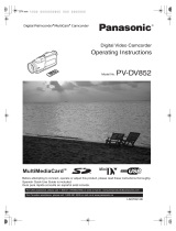 Panasonic PV-DV852 Manuel utilisateur