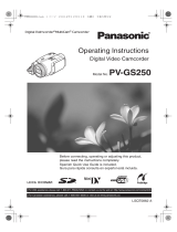 Panasonic PVGS250 Mode d'emploi