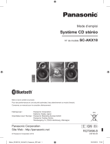 Panasonic SC-AKX18 Le manuel du propriétaire