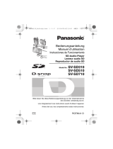 Panasonic SVSD310 Le manuel du propriétaire