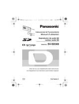 Panasonic SV-SD300 Le manuel du propriétaire