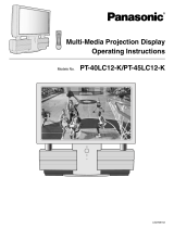 Panasonic PT40LC12K Mode d'emploi