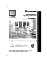 Panasonic PVC2522K Mode d'emploi