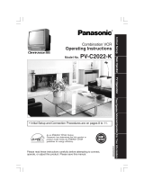 Panasonic PVC2022K Mode d'emploi
