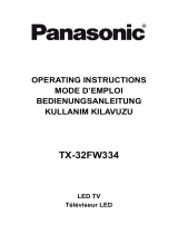 Panasonic TX32FW334 Mode d'emploi
